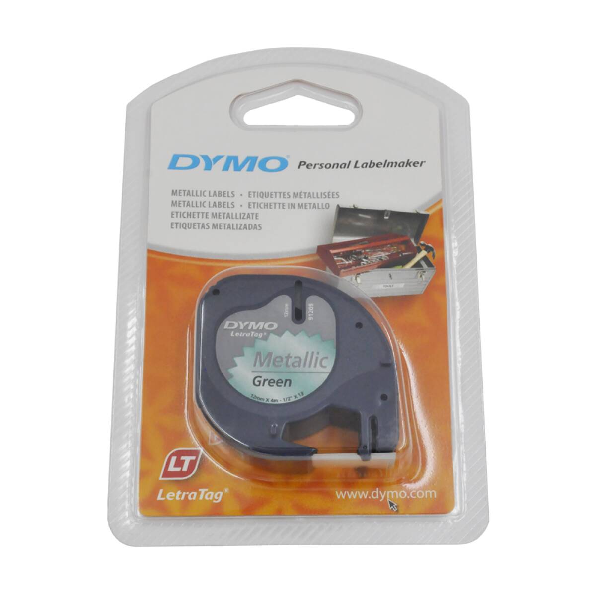 NASTRI DYMO PLAST.BIANCO 12X4
