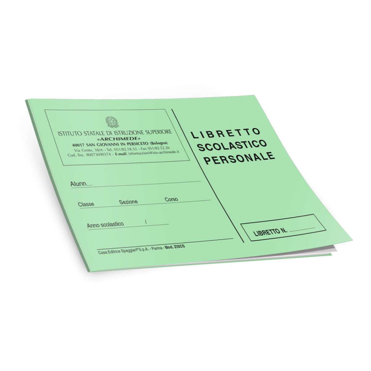 LIBRETTO GIUSTIFICAZ.ASSENZE - VERDE