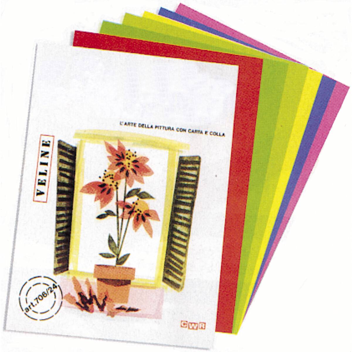BL.CARTA VELINA 20FG ASSORT 35X50