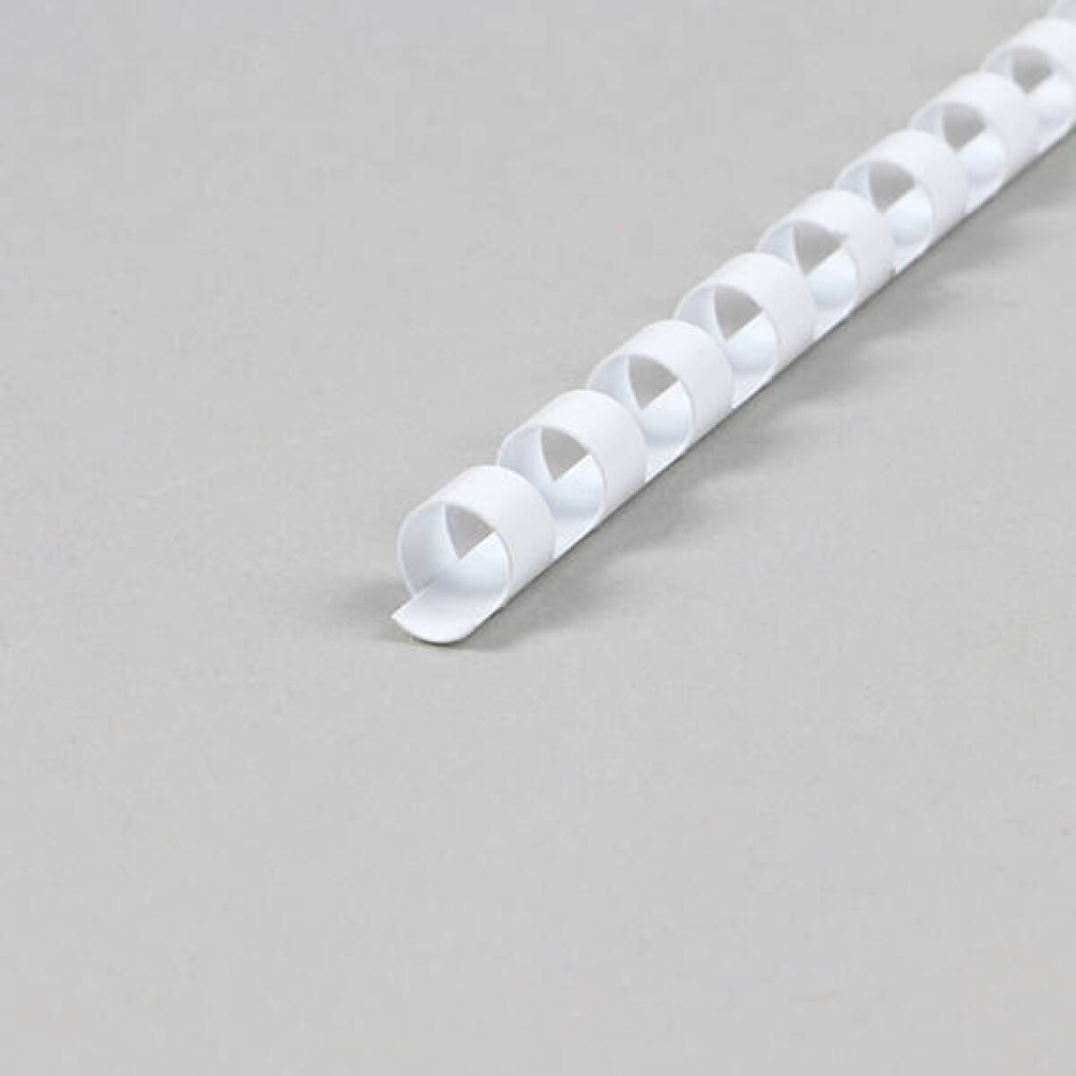 DORSI PLASTICI 21AN. MM 6 BIANCO 100PZ.