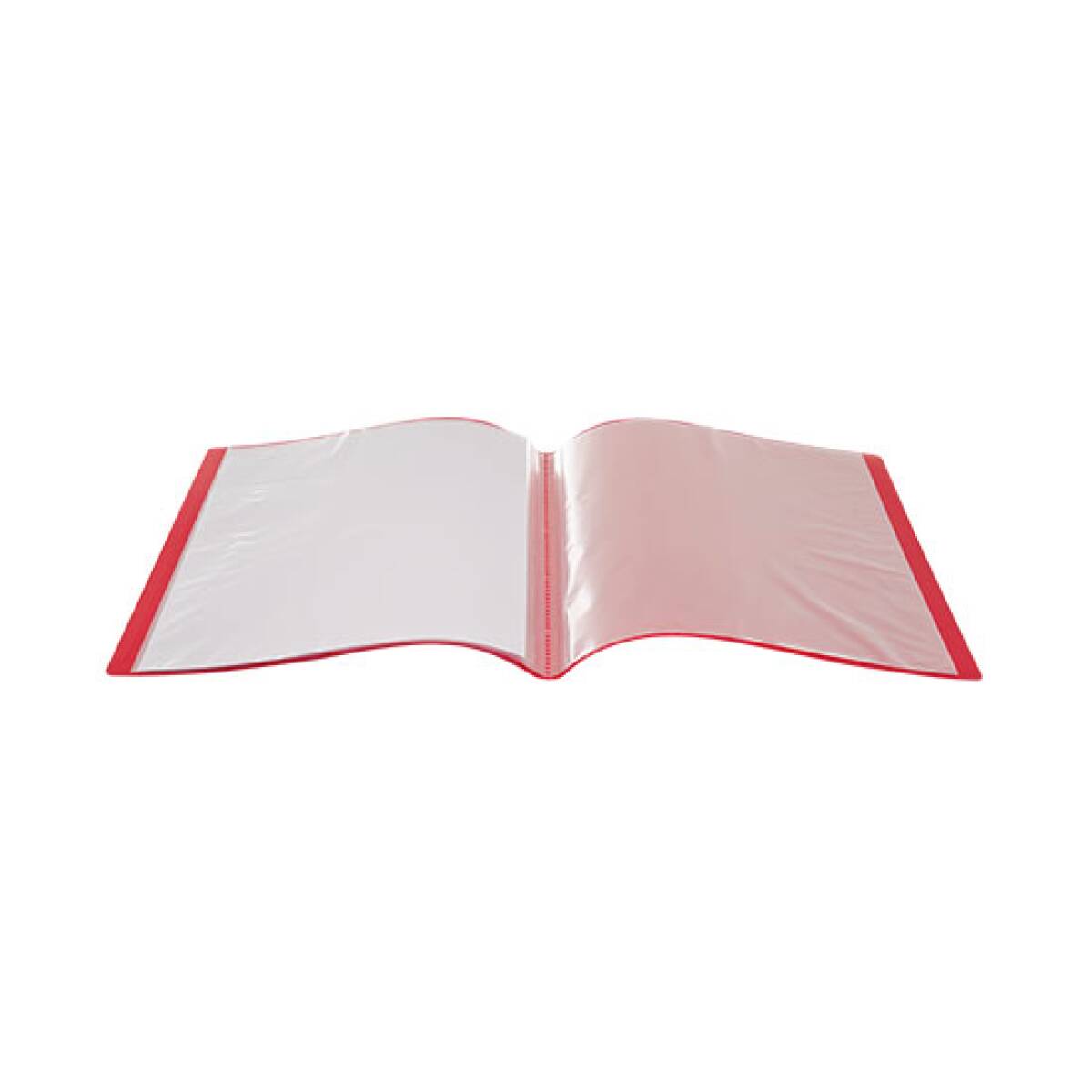 PORTALISTINO A4 20 BUSTE FISSE COPERTINA ROSSA