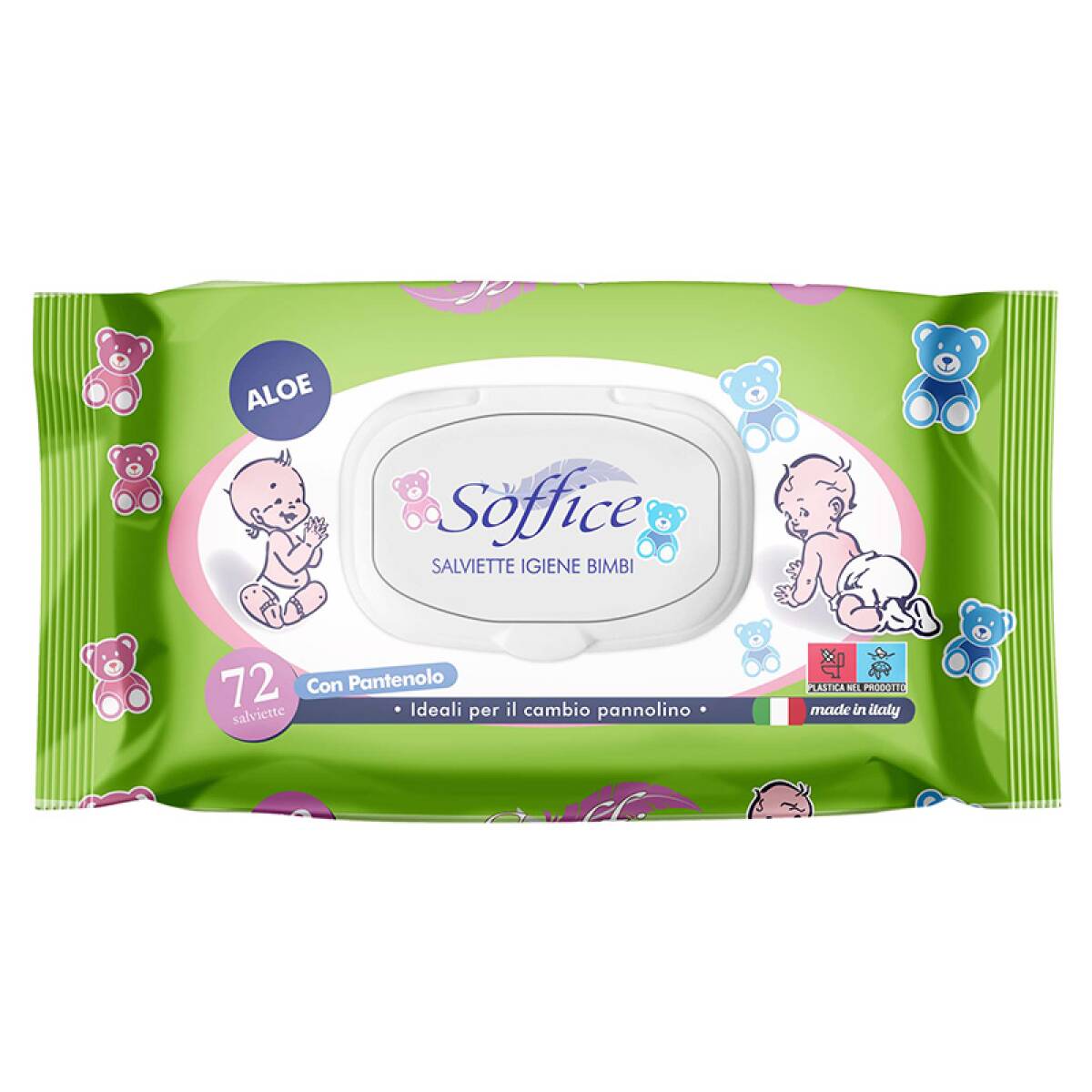 SALVIETTE DETERGENTI BIMBO 72 PZ.