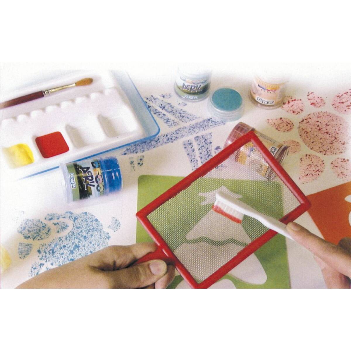 SETACCIO PER PITTURA SPRUZZO 19X14CM