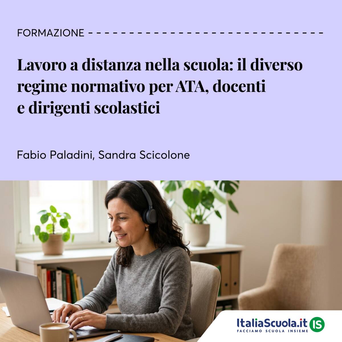 19/10 Lavoro a distanza nella scuola - live