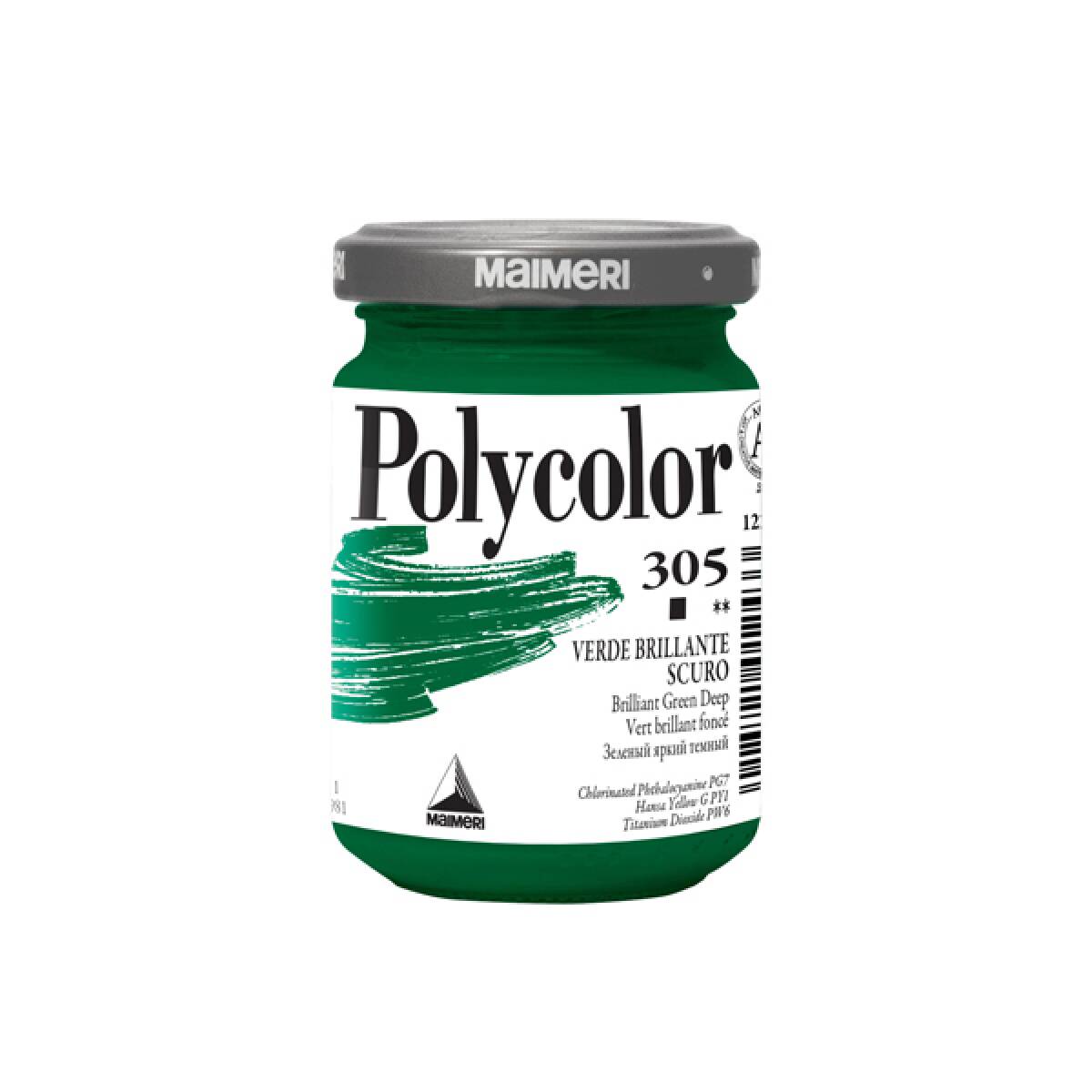 POLYCOLOR ACRILICO MAIMERI 140ML. VERDE BRILLANTE