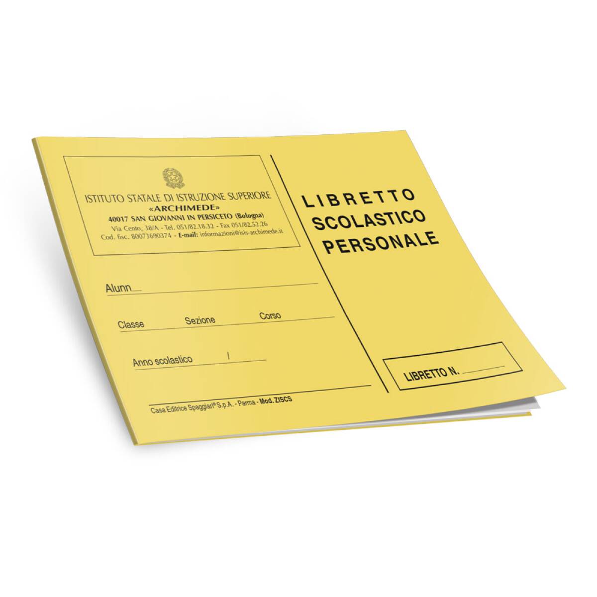 LIBRETTO GIUSTIFICAZ.ASSENZE - GIALLO