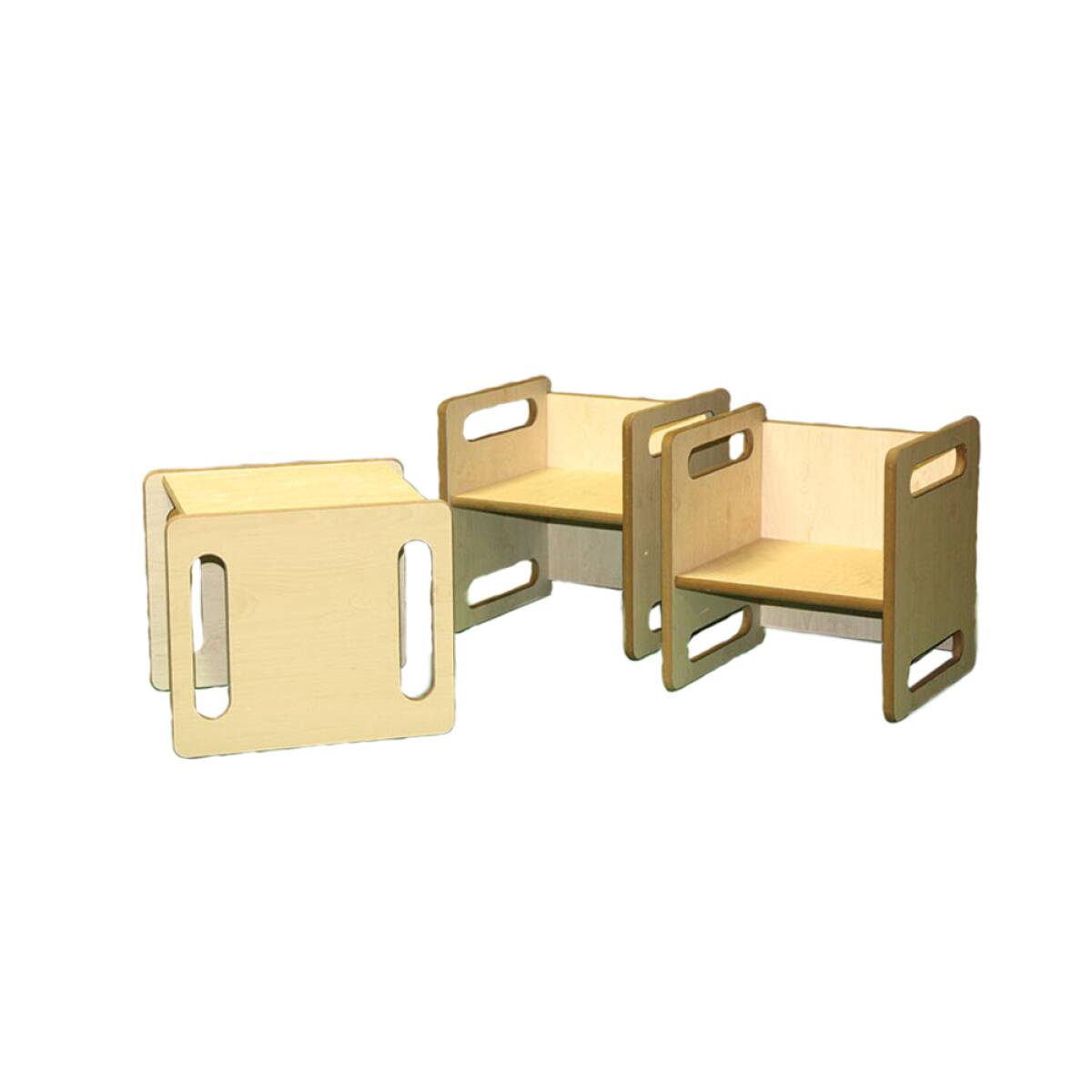 SEDIA MULTIUSO LEGNO NATURALE
