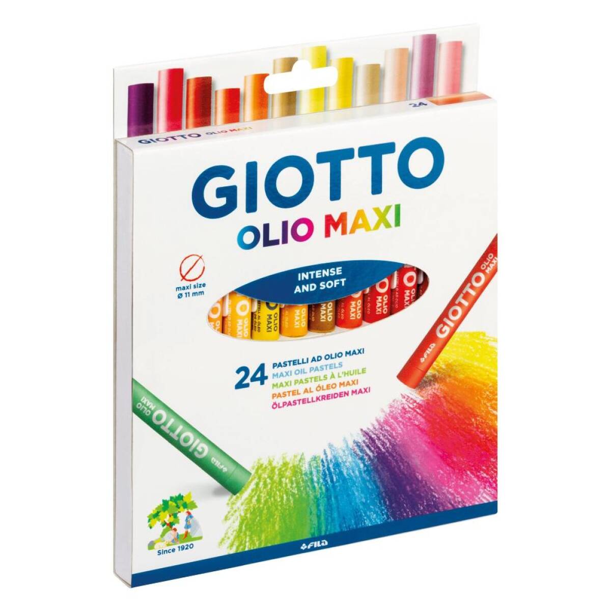 PASTELLI OLIO GIOTTO FILA 24 COL ASS
