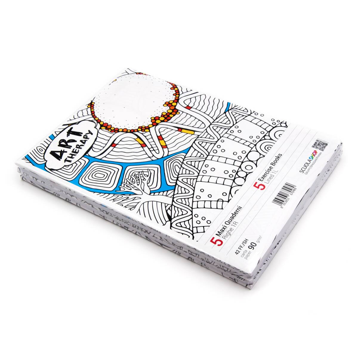 MAXI QUADERNO A4 ART THERAPY 5 PZ - 1R