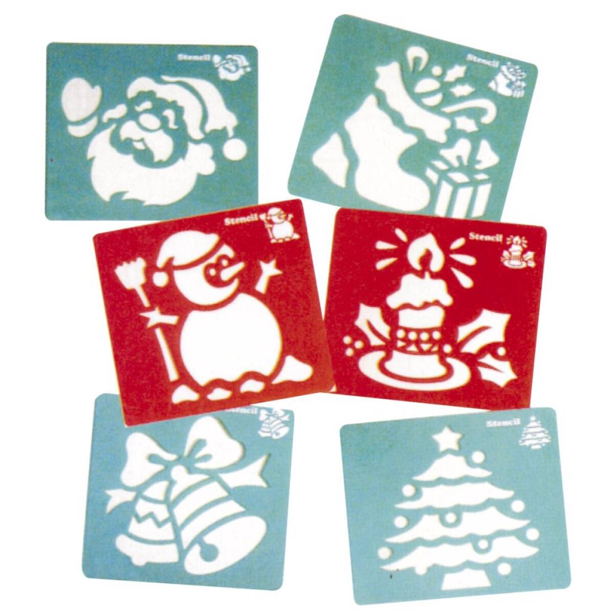STENCIL CM14X14 SOG NATALE 6PZ.