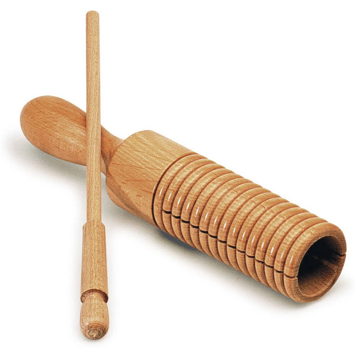 GUIRO IN LEGNO D. 40MM X 195