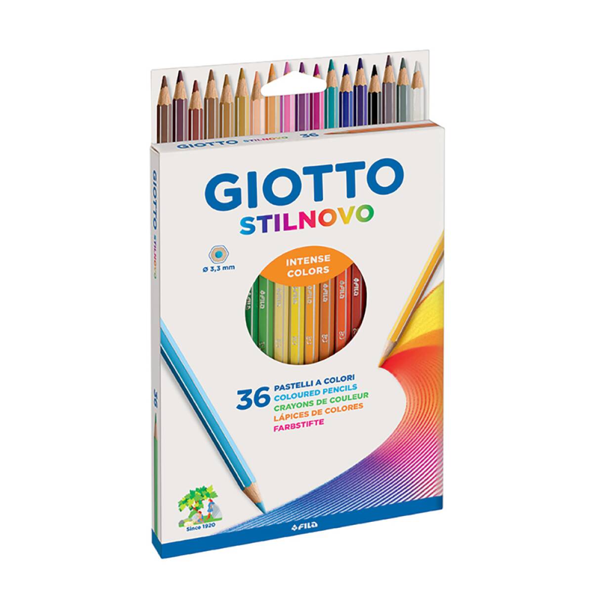 PASTELLI GIOTTO STILNOVO  36 COL ASS