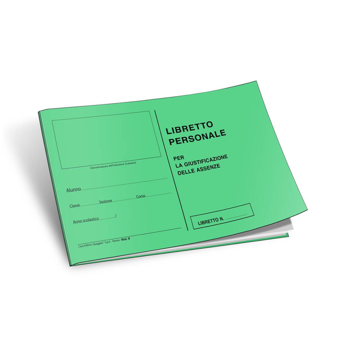 LIBRETTO GIUSTIFICAZ.ASSENZE - VERDE