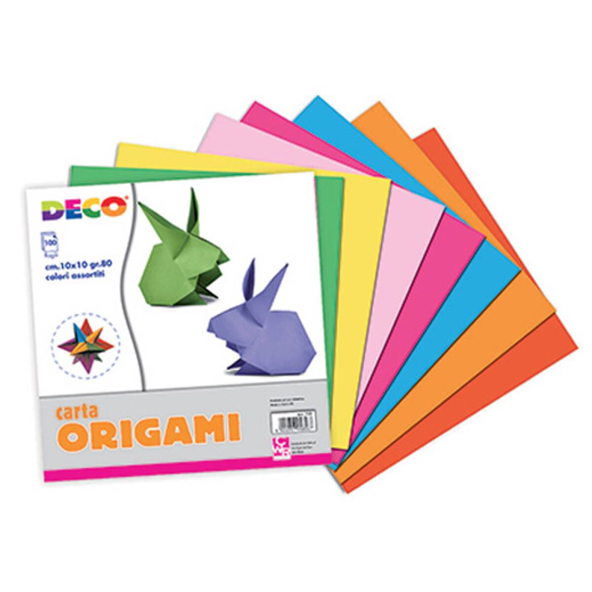 CARTA ORIGAMI 100FG CM 10X10 GR.80