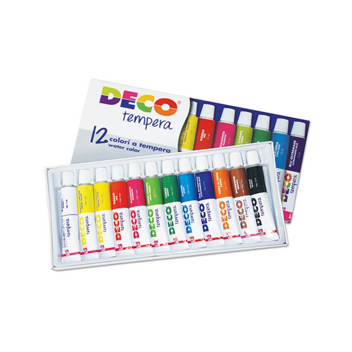 COLORI A TEMPERA 12 PZ ASS