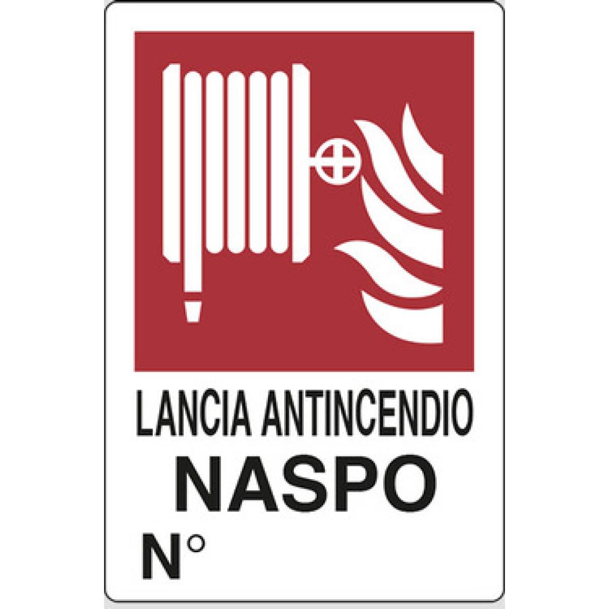 CARTELLO LANCIA ANTINCENDIO 30X20