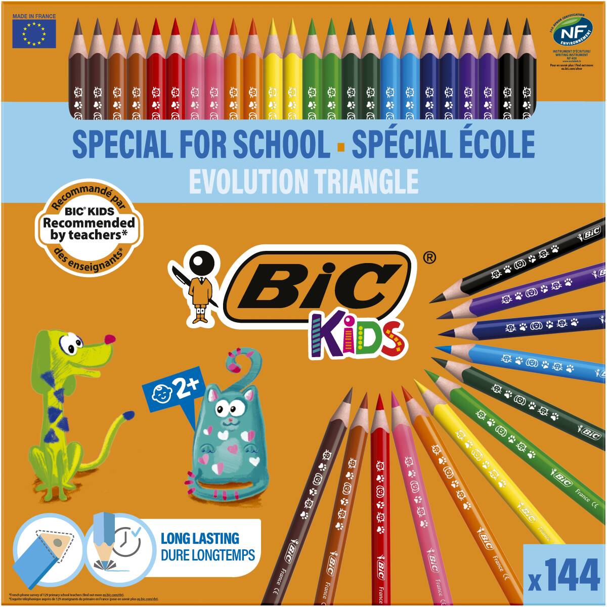 MATITONE TRIANGOLARE BIC 144PZ.