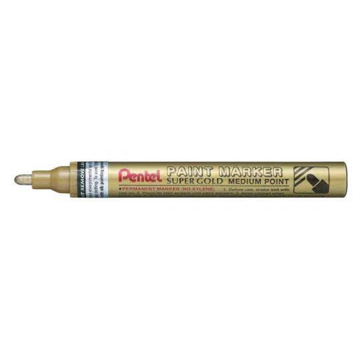 MARKER PENTEL PUNTA MEDIA ORO