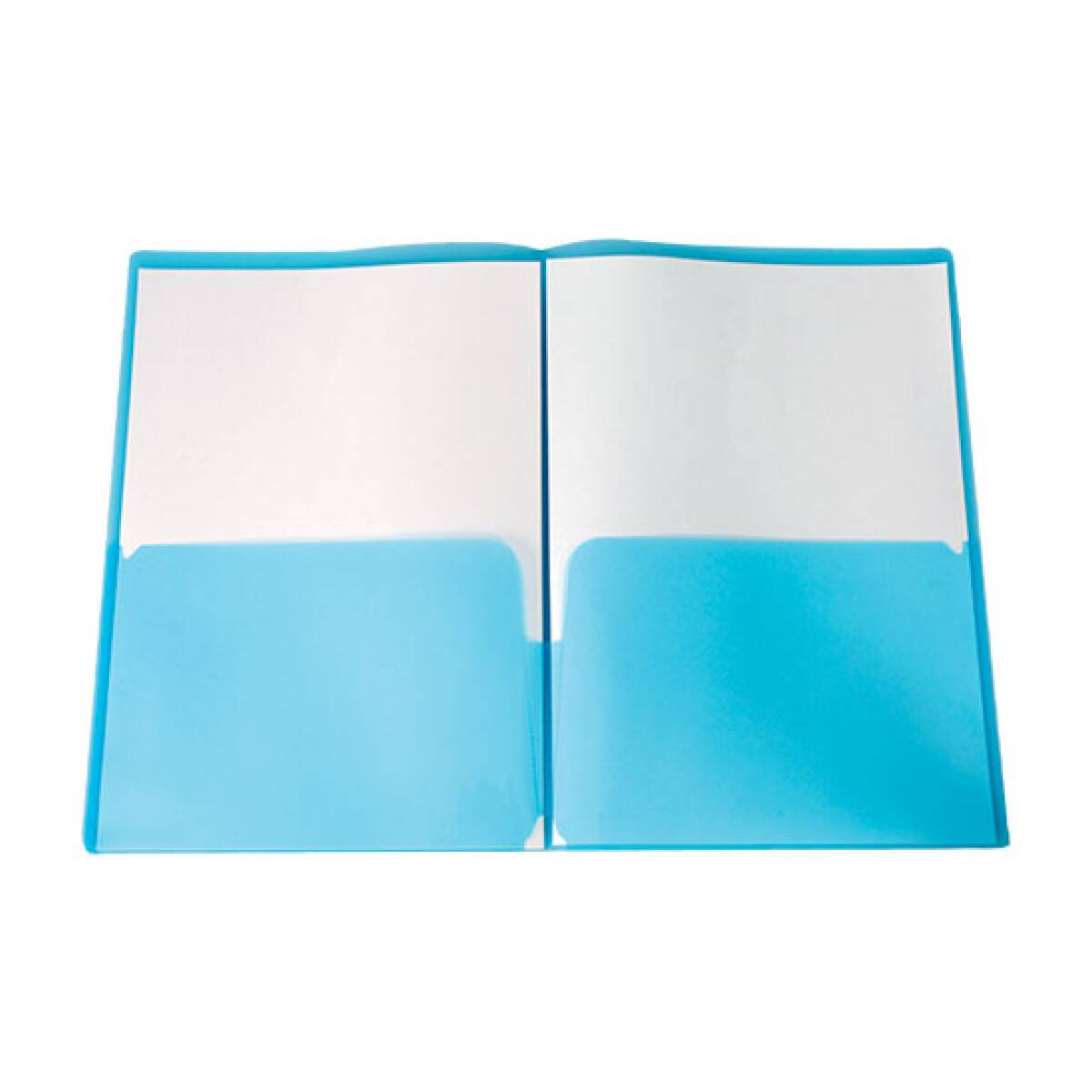 CARTELLINA POLIPR.FULL BLU 2 TASCHE