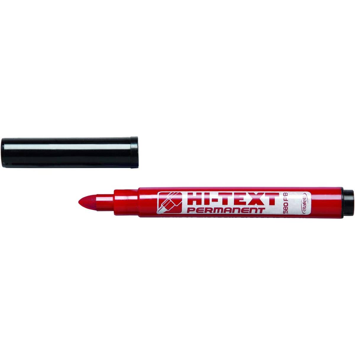 MARCATORE HI-TEXT 580P ROSSO 25 PZ