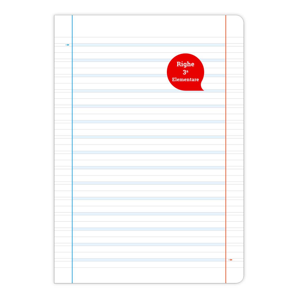 MAXI QUADERNO A4 INLINEA RIGHE III EL 5PZ