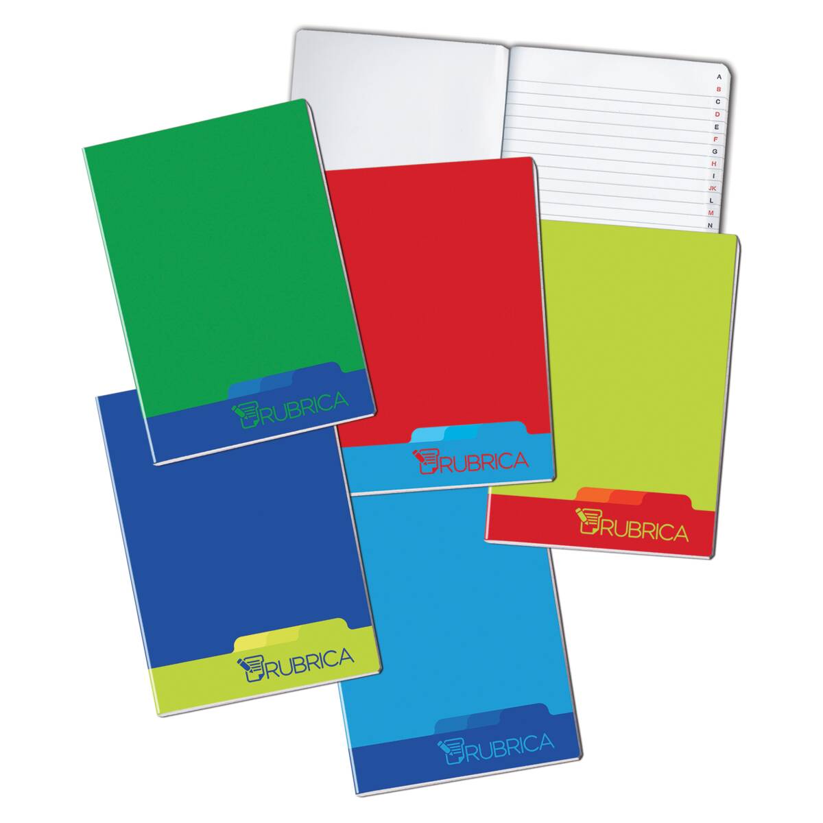 RUBRICA COP. PLAST.30FG 21X297 RIGHE