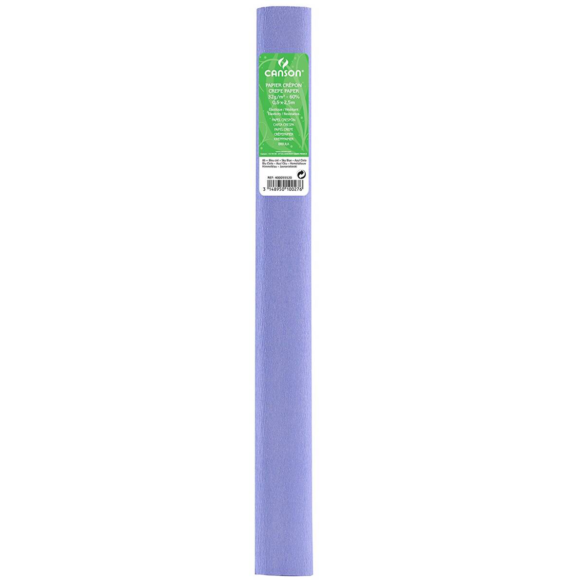 CARTA CRESPA ARANCIO H50X2,5MT GR60