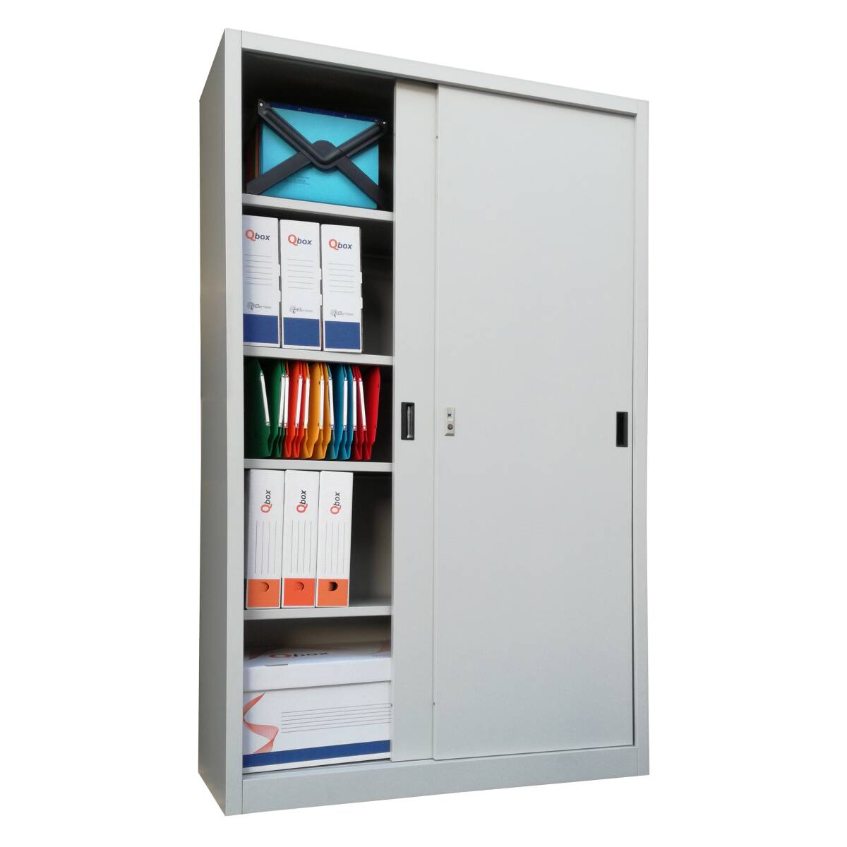 ARMADIO METALLO PORTE SCOR. 120X45X200H.