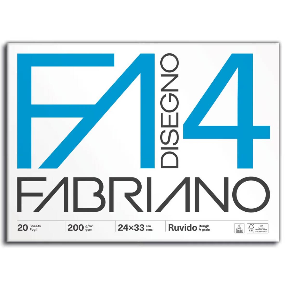 BL.DISEGNO F4 20FG 200GR 24X33 RUVIDI
