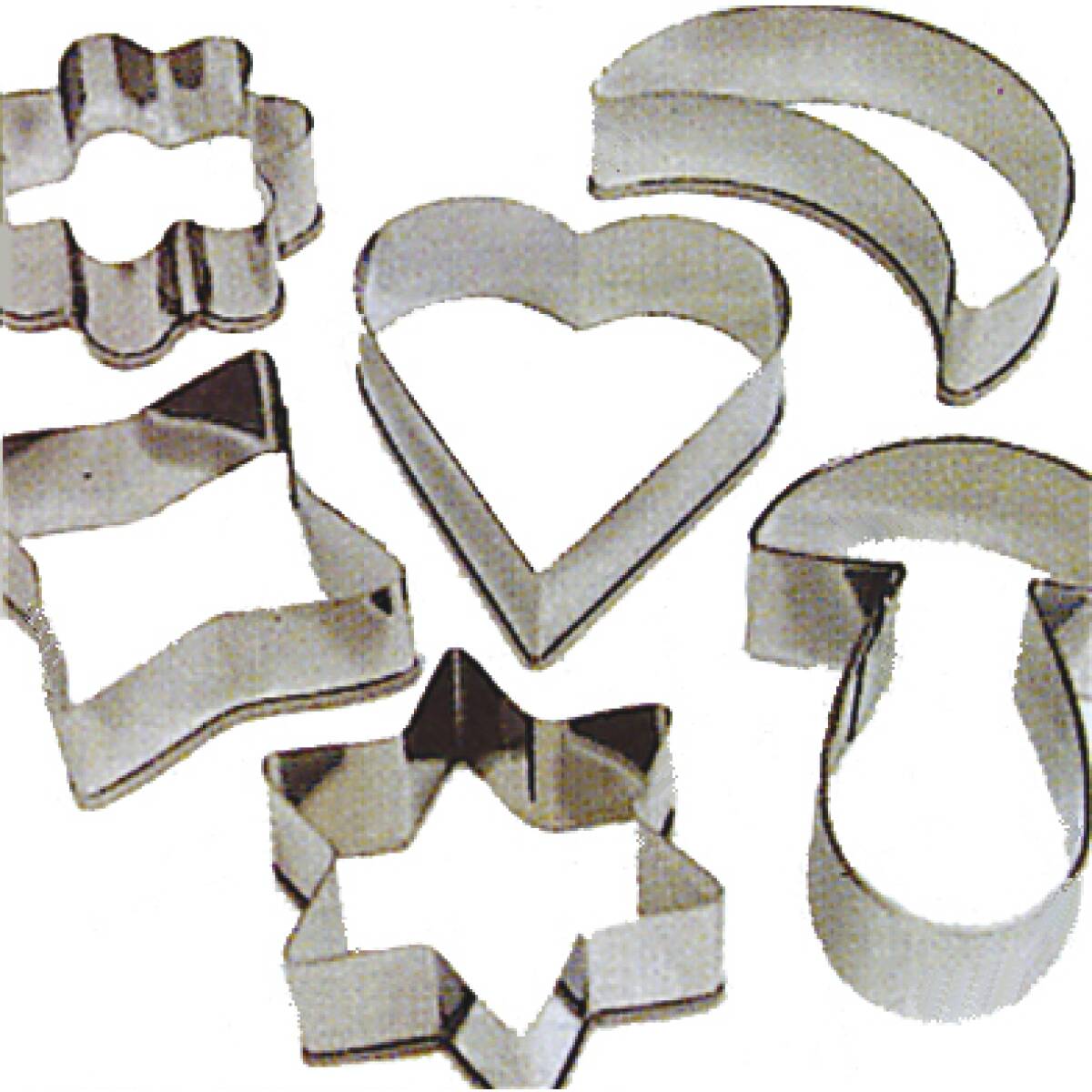 SET 6 STAMPI DA TAGLIO METALLO ASS.