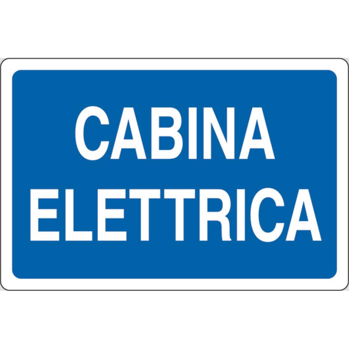 CARTELLO CABINA ELETTRICA 30X20