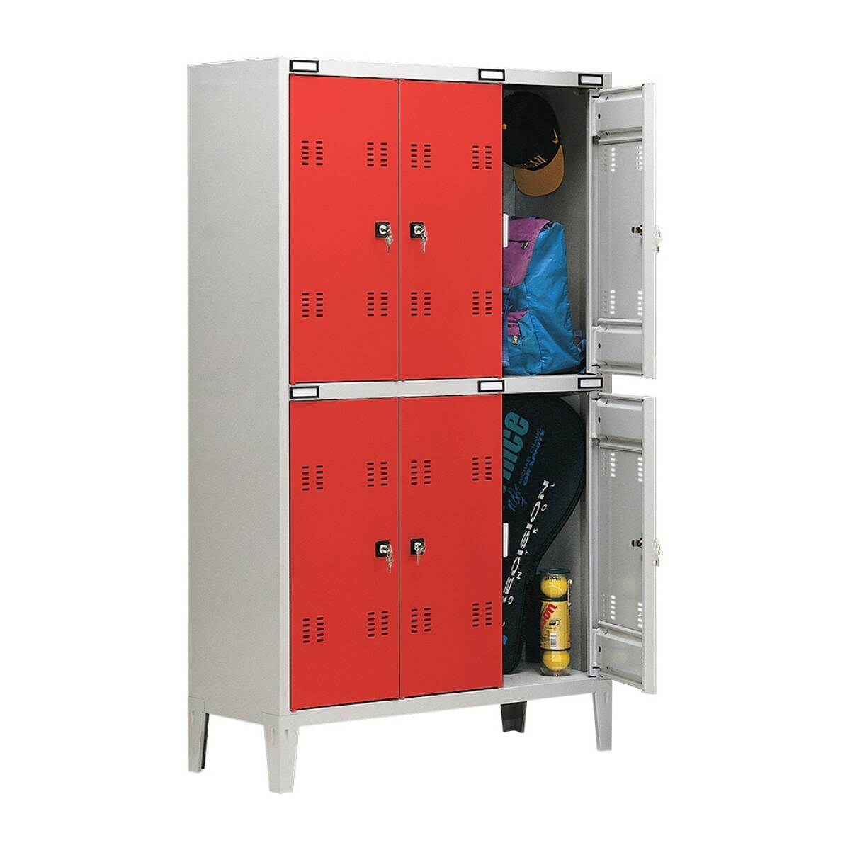 ARMADIO MULTISPORTEL. C/SERRATURA 102X35X180 COLOR