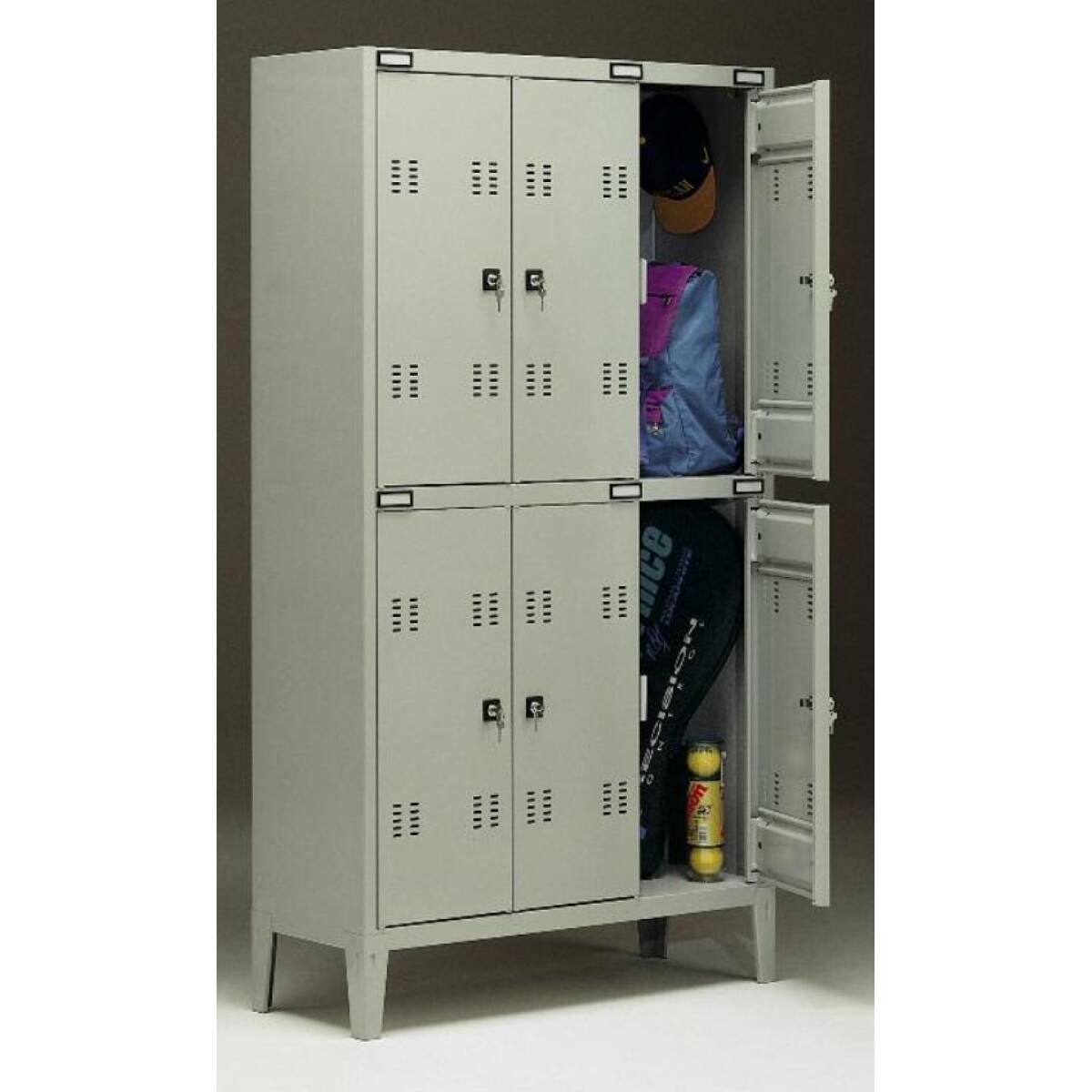 ARMADIO MULTISPORTEL. C/SERRATURA 102X35X180 GRIGI
