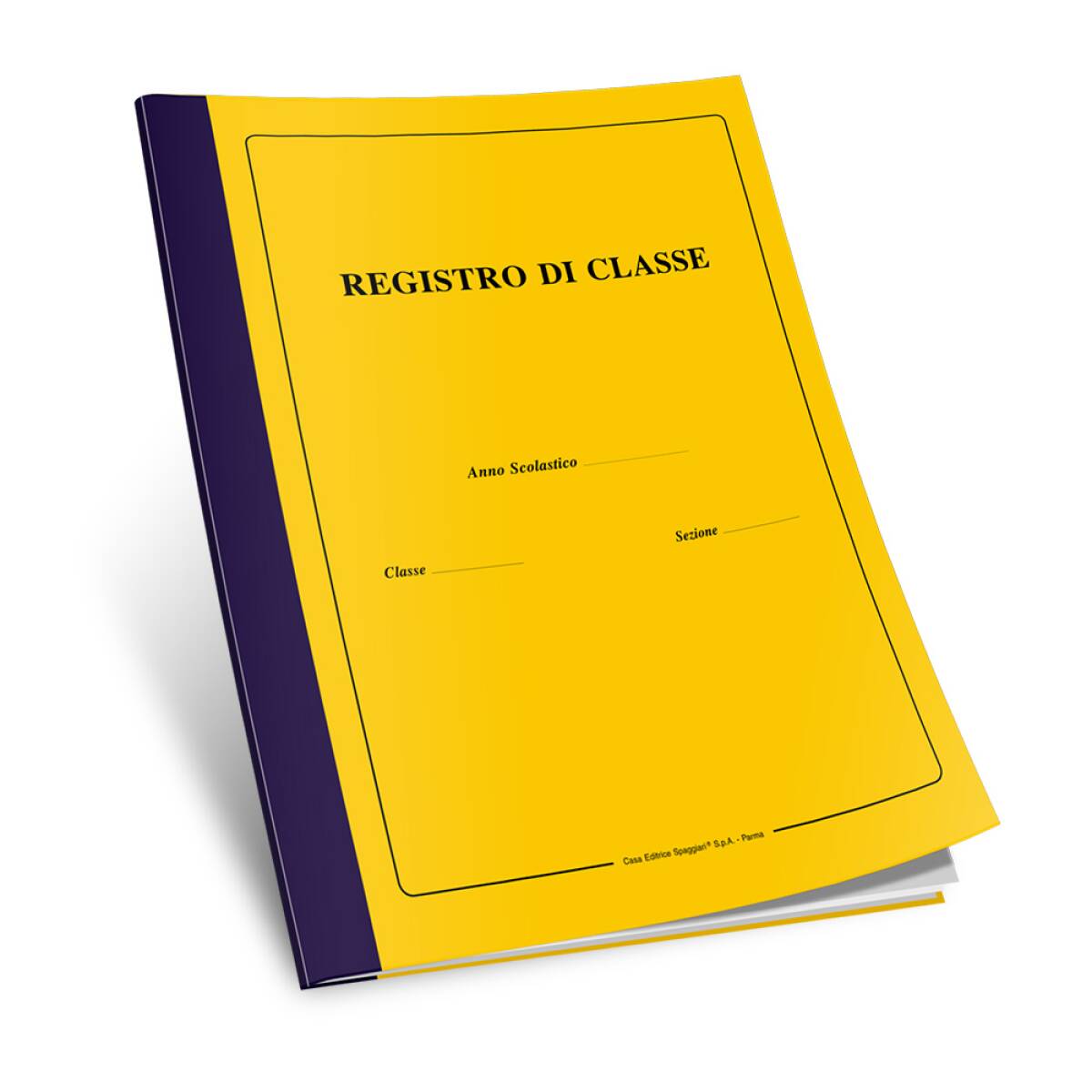 REGISTRO CLASSE LEGATURA CARTONE GIALLO