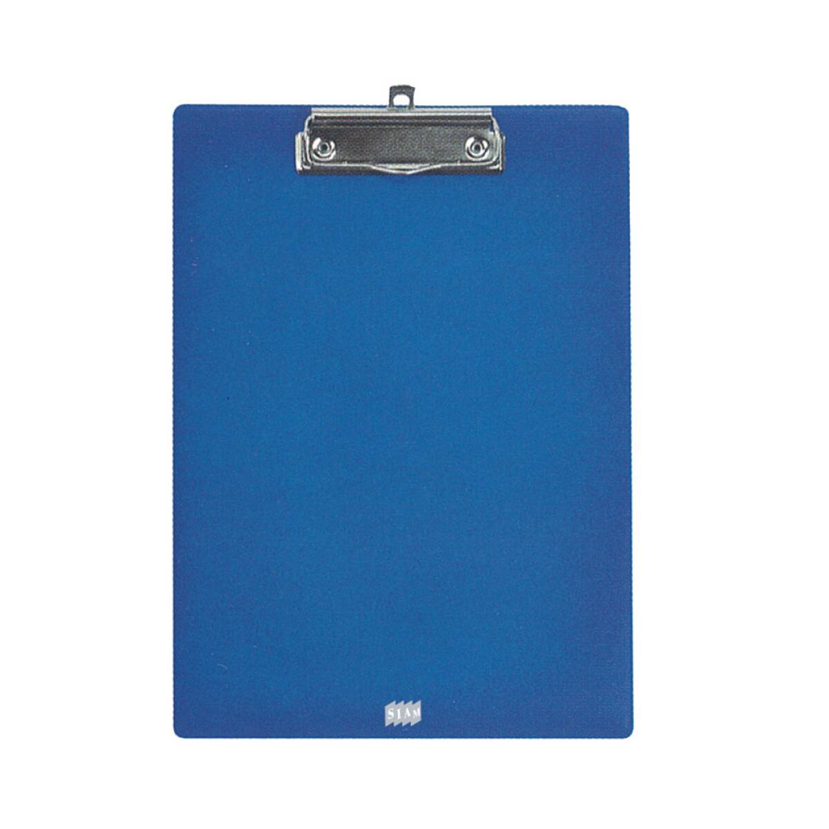 P.BLOCCO PVC SINGOLO C/MOLLA A4 BLU