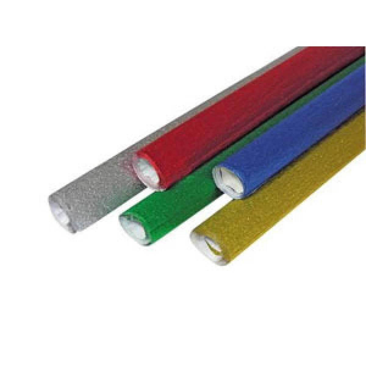 CARTA CRESPA METALLIZ  0,50X1,50 VERDE