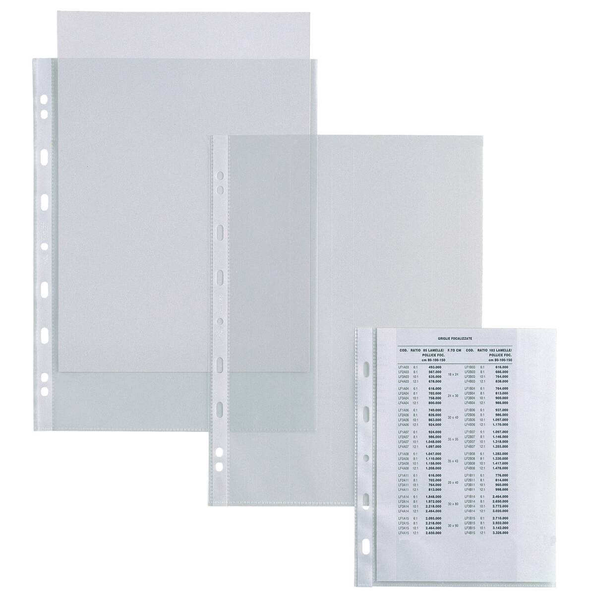 BUSTE FORATE 25X35 13/100 LUCIDE - 10PZ