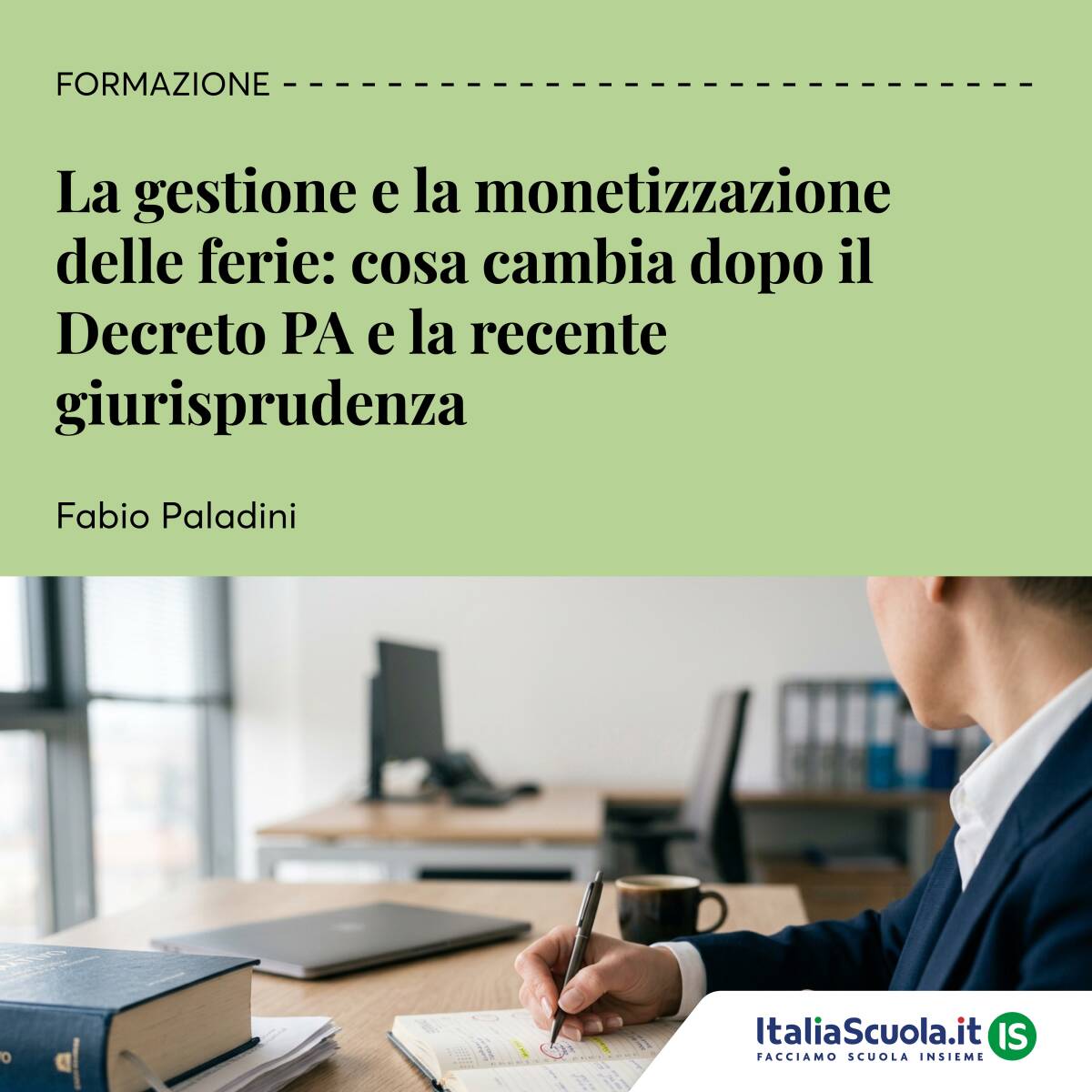 Gestione e monetizzazione ferie - registrato