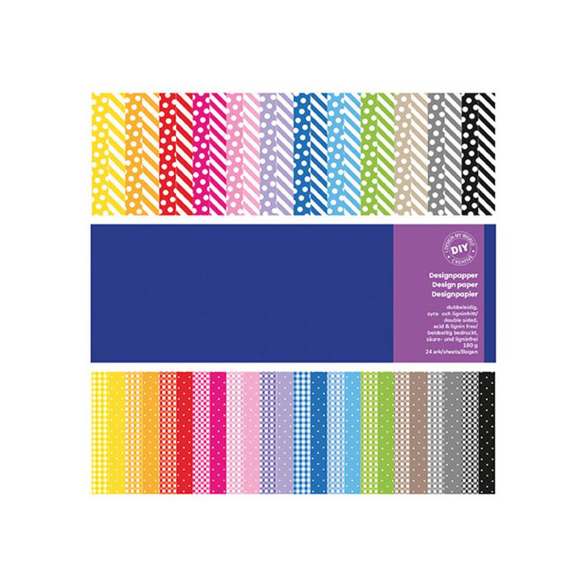 CARTA PER SCRAPBOOKING - SET 24 FG. MM. 305X305 -