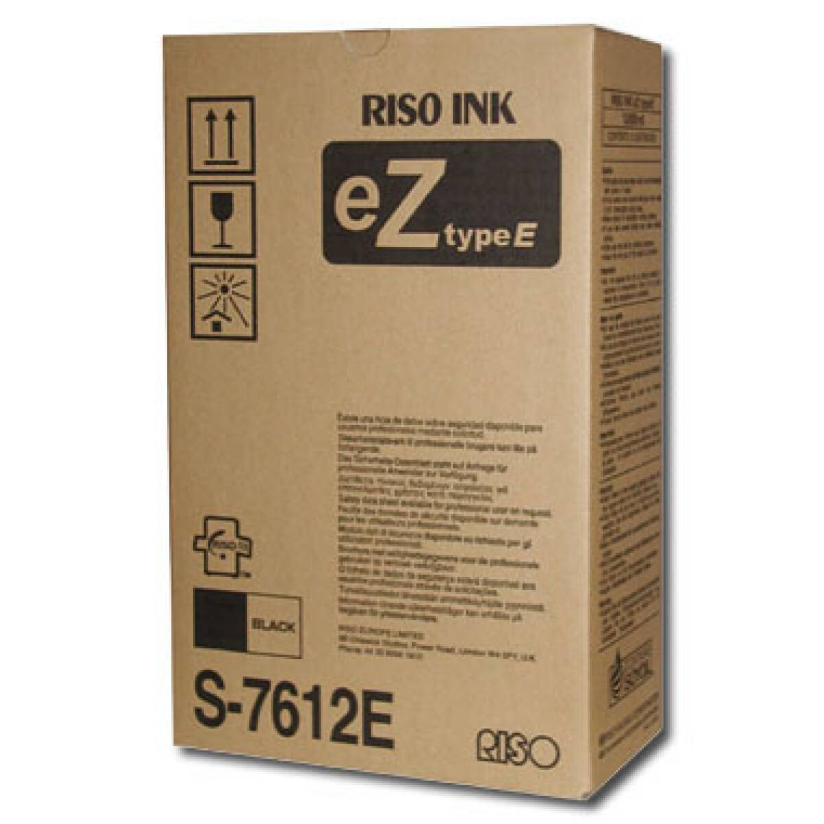 RISOGRAPH S7612E KIT 2 INK NERO EZ200/23