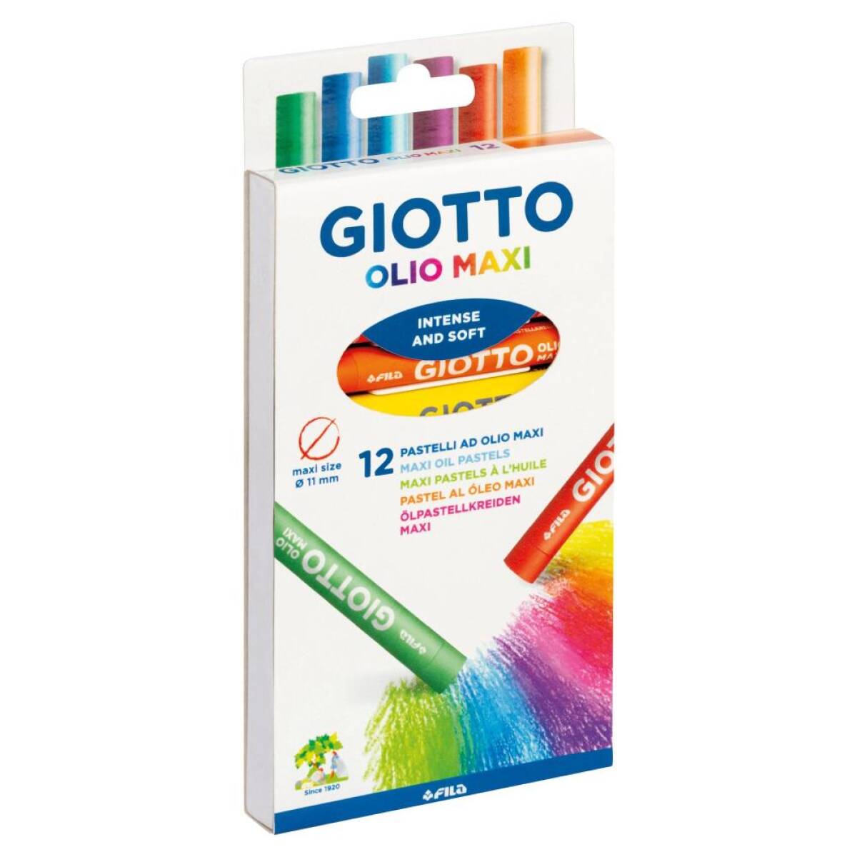 PASTELLI OLIO GIOTTO FILA 12 COL ASS
