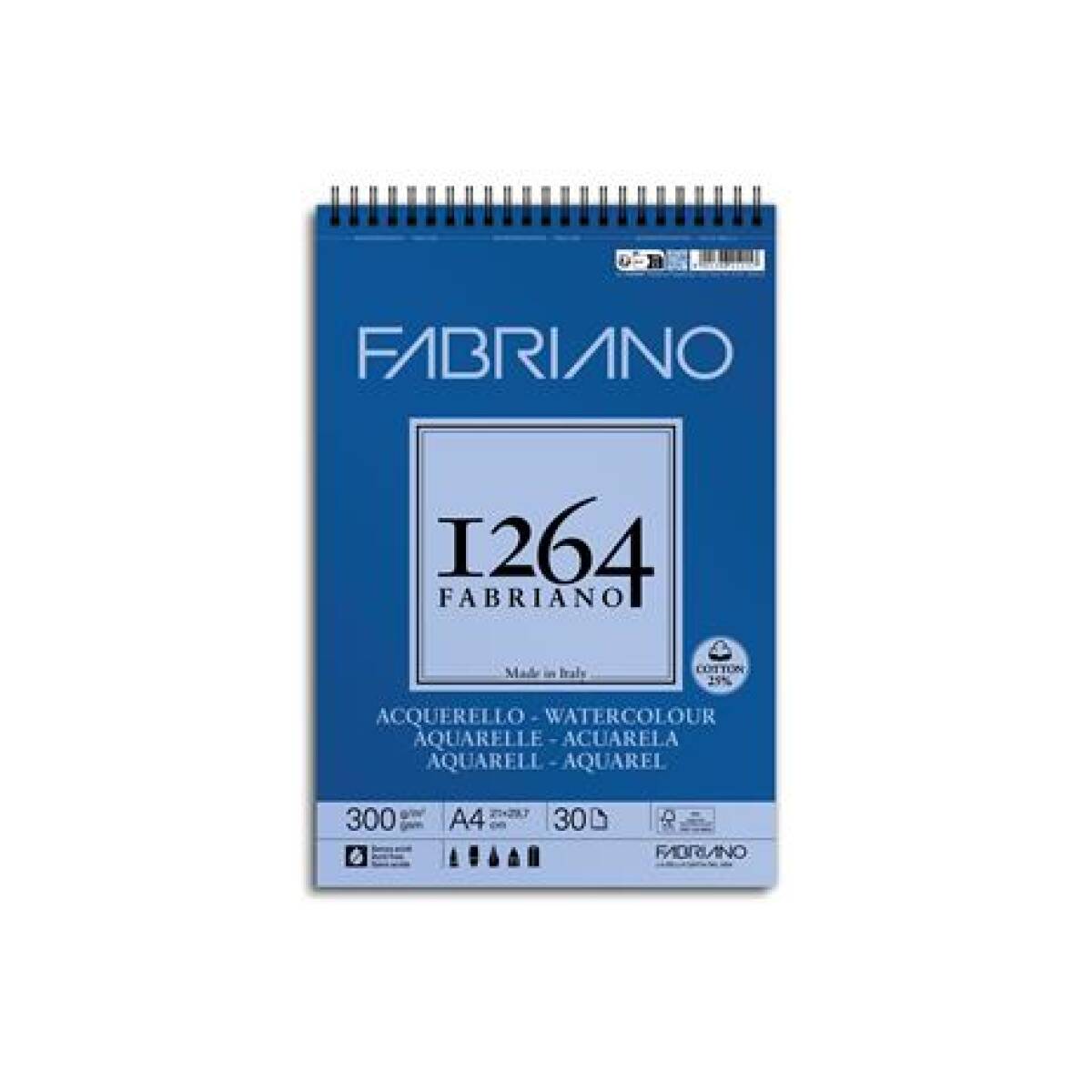 BLOCCO WATERCOLOUR FABRIANO 30 FG.