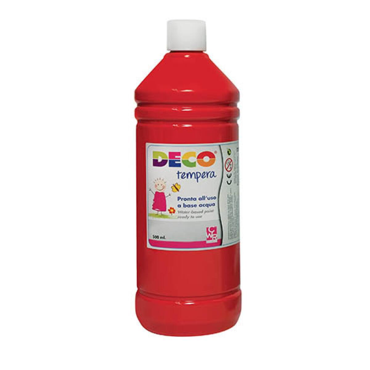 TEMPERA LIQUIDA 500 ML. ROSSO