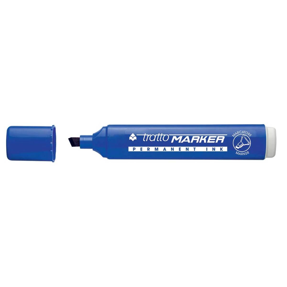 MARKER TRATTO MARKER SCALPELLO BLU