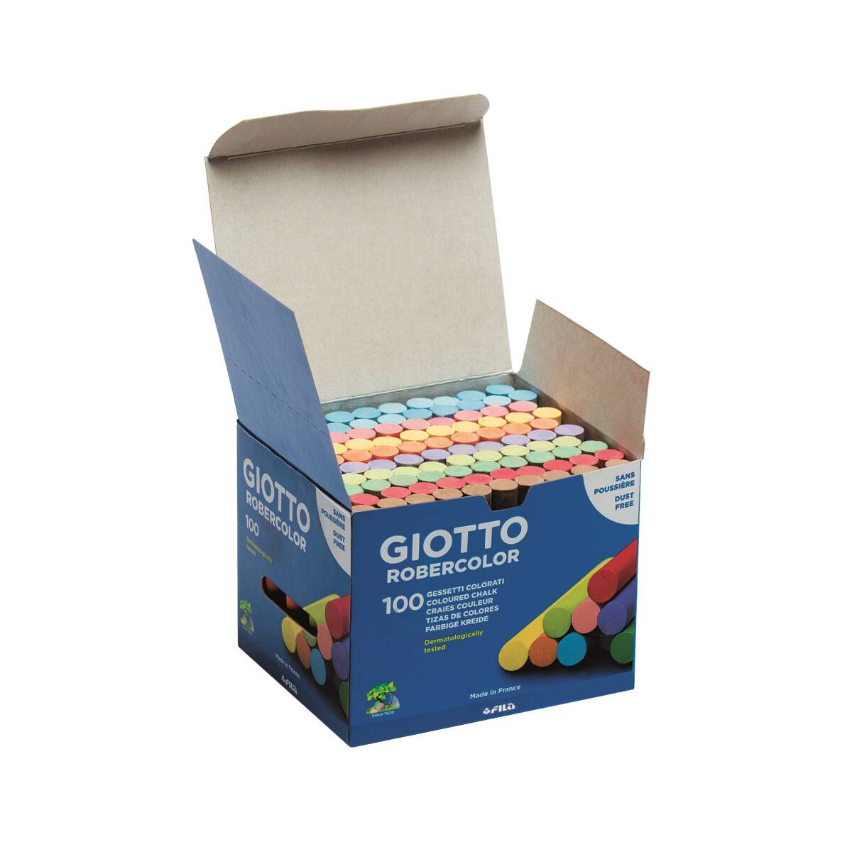 GESSI COLORATI  ROTONDI SCAT 100PZ