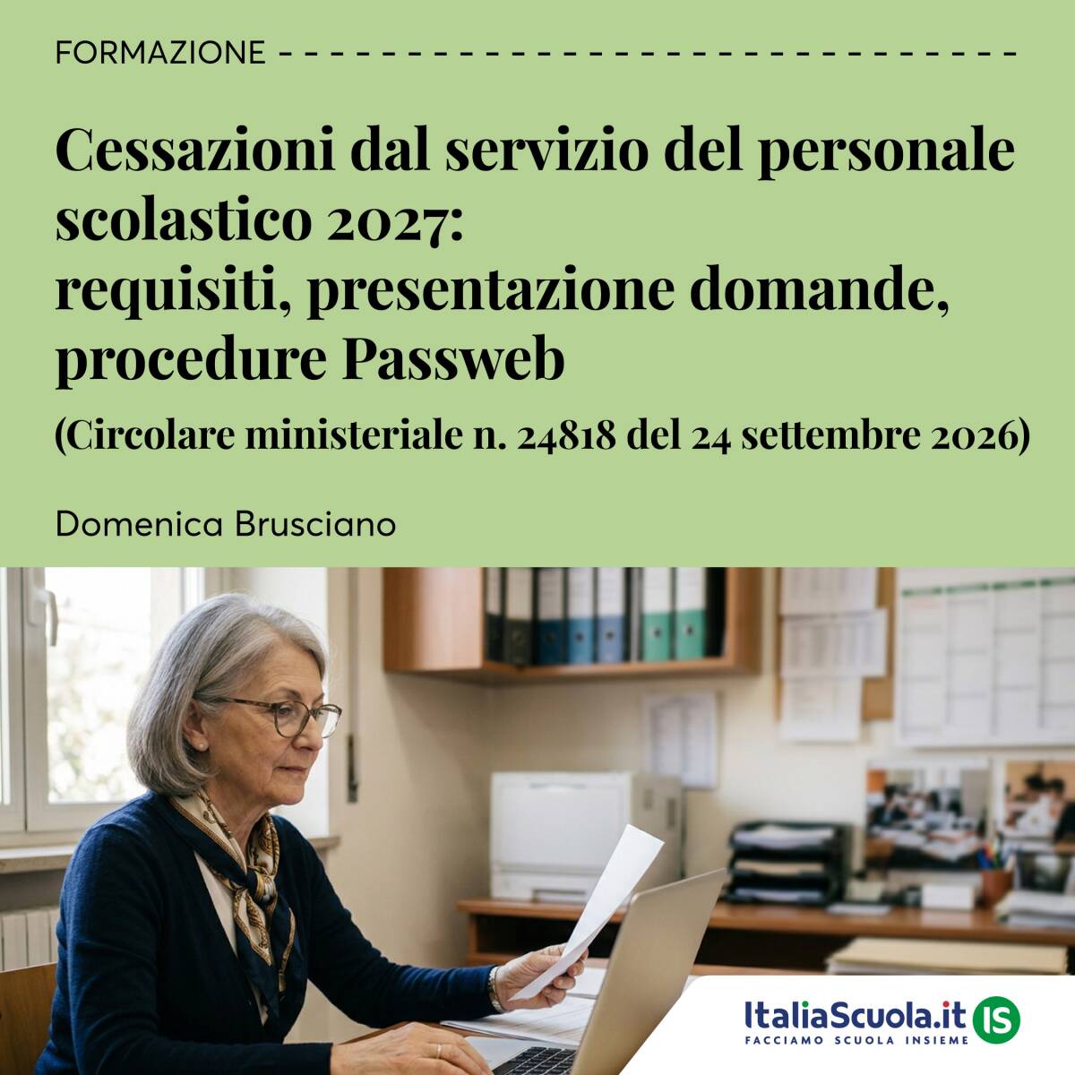 15/10 Cessazione Personale Scol - live