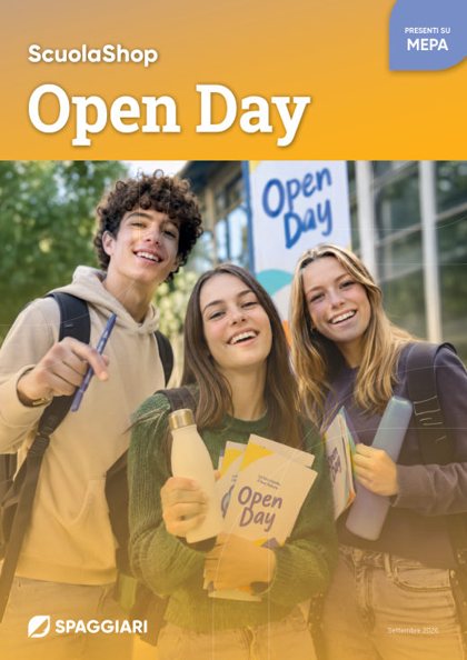 Copertina Catalogo Open Day 2026