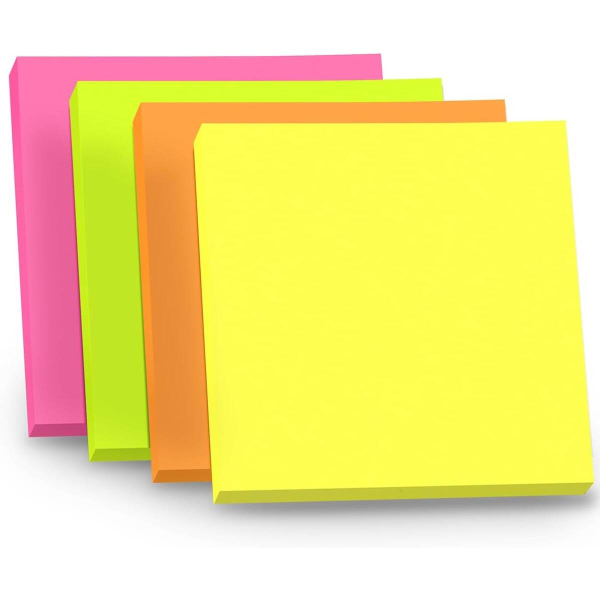 FOGLIETTI RIPOSIZIONABILI 76X76 - 12 BLOCCHI NEON