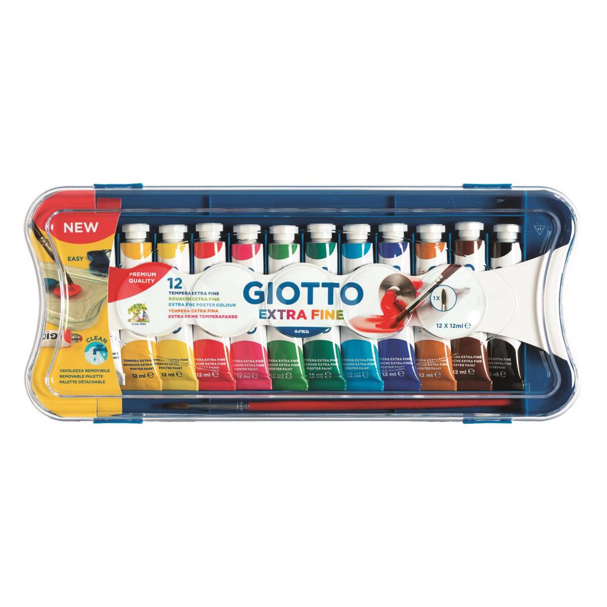 COLORI A TEMPERA 12 PZ ASS.FILA 12ML