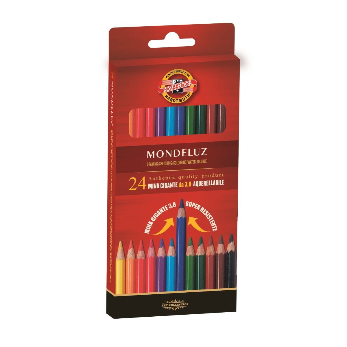 PASTELLO ACQUARELLO 24 COL.KOH-I-NOOR